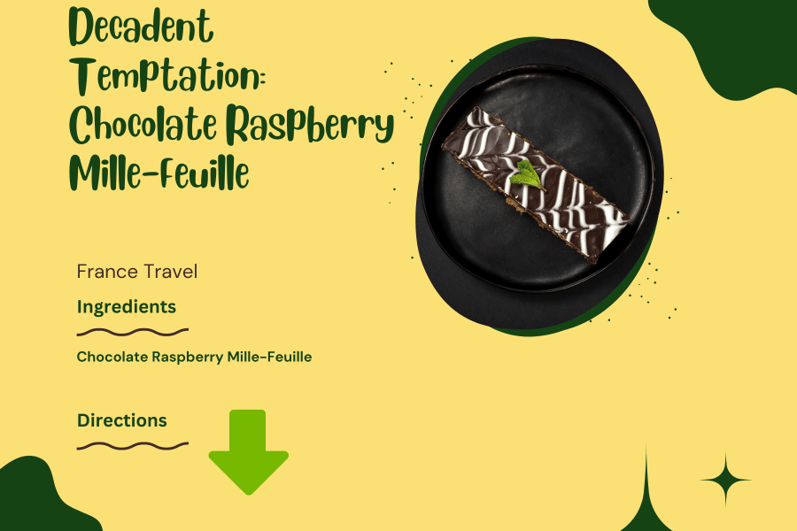 Decadent Temptation: Chocolate Raspberry Mille-Feuille