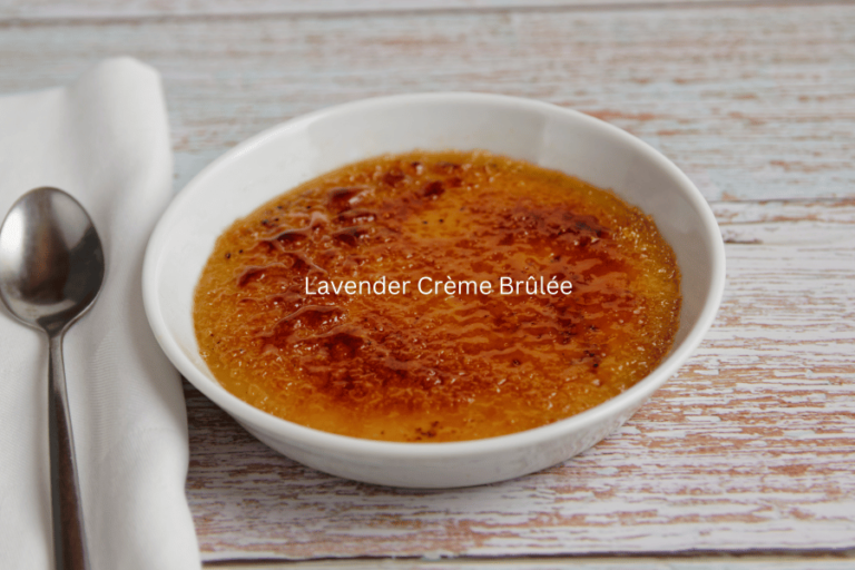 Lavender Crème Brûlée: A Floral Indulgence 